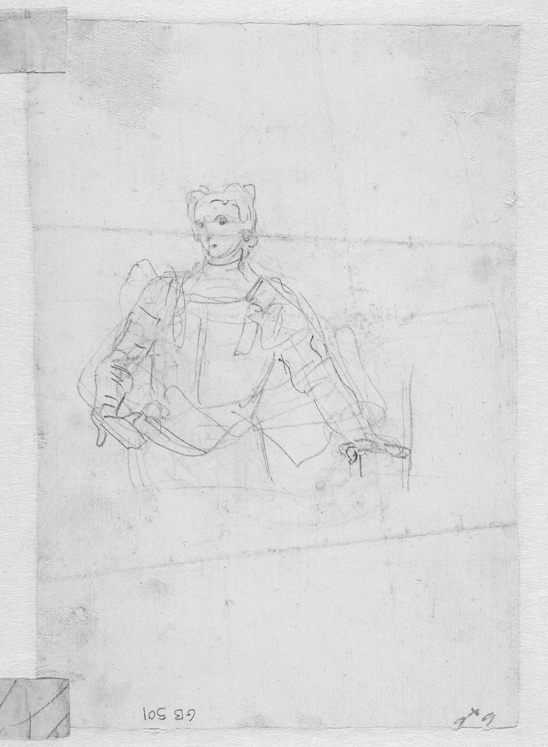 En mand iklædt rustning